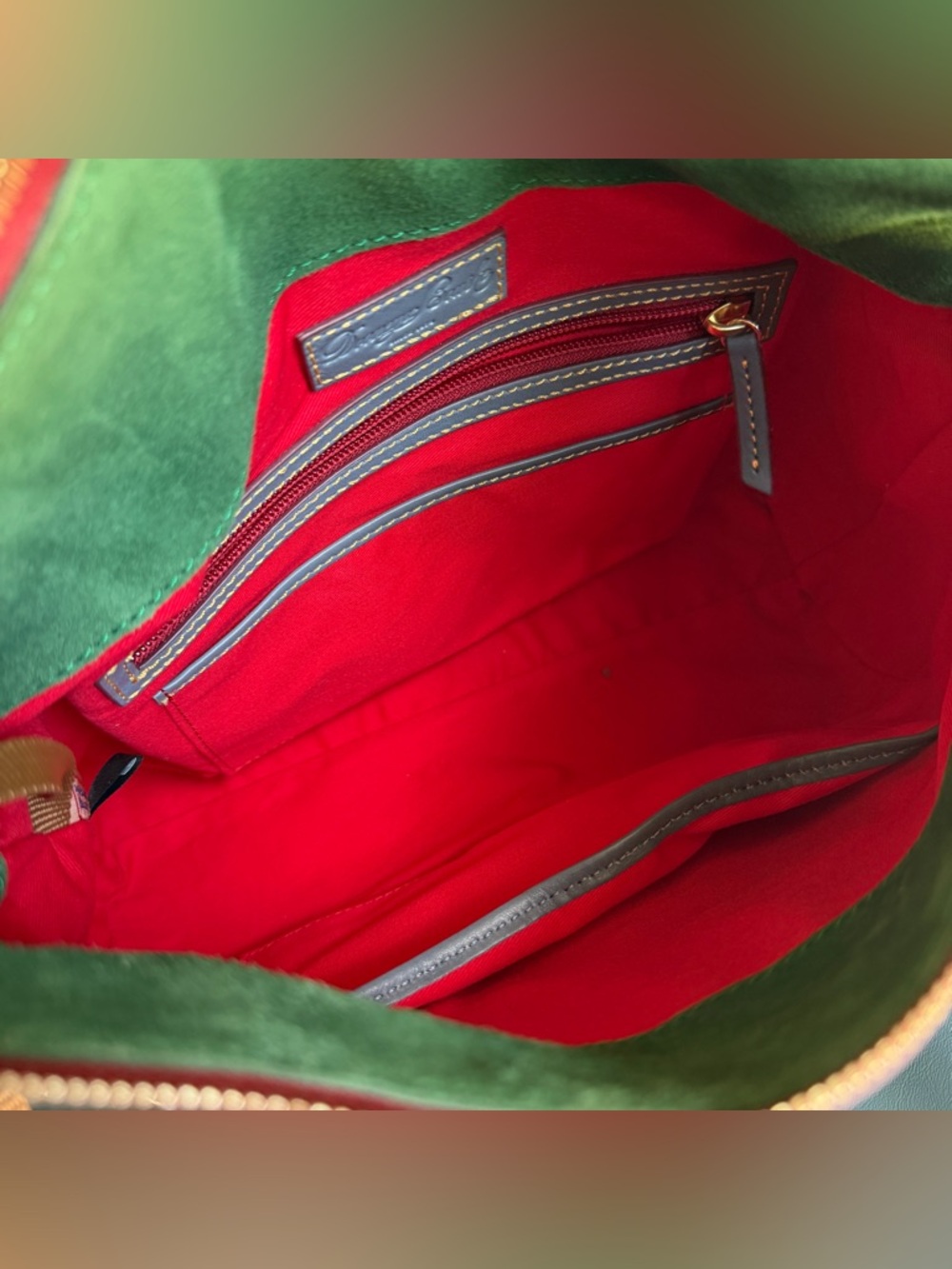 Dooney and Bourke Small Florentine Satchel in Steel Blue - Picture 5 of 15